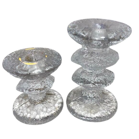 Ittala Festivo Candle Holders By Timo Sarpaneva - Picture 1 of 2